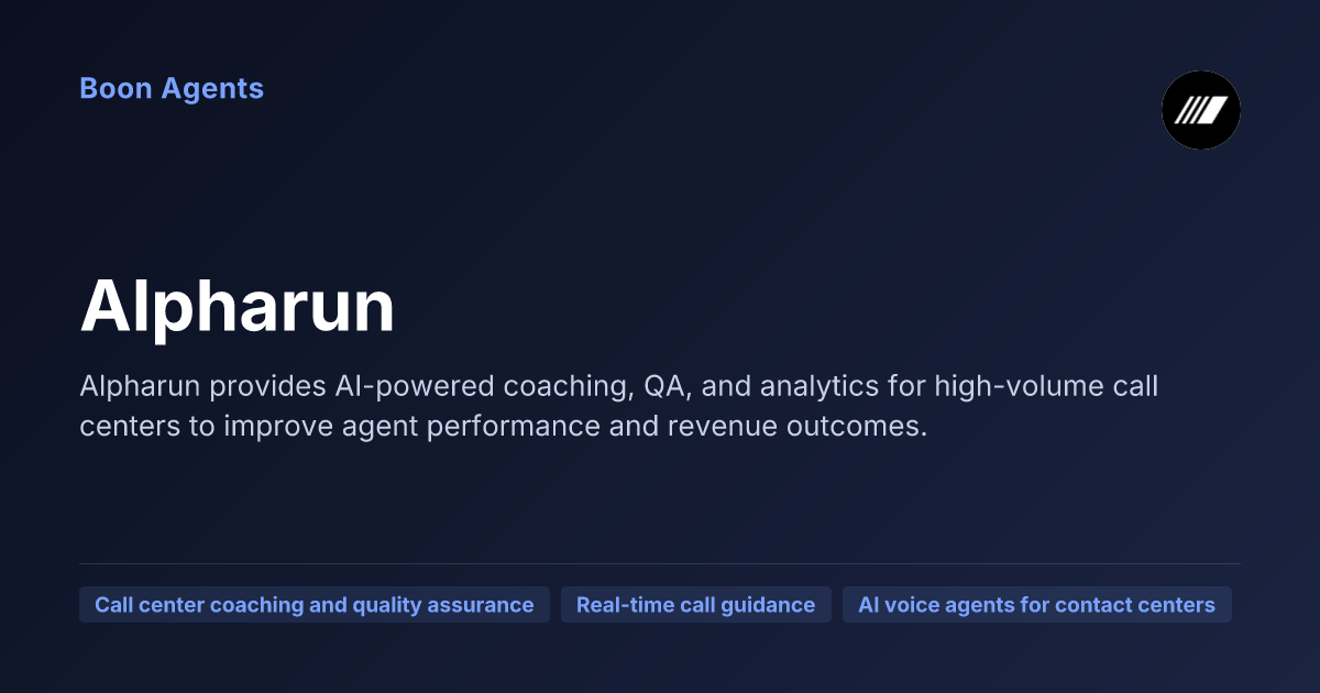 Alpharun — company overview