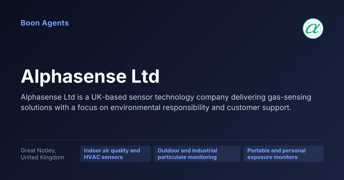 Alphasense Ltd — company overview