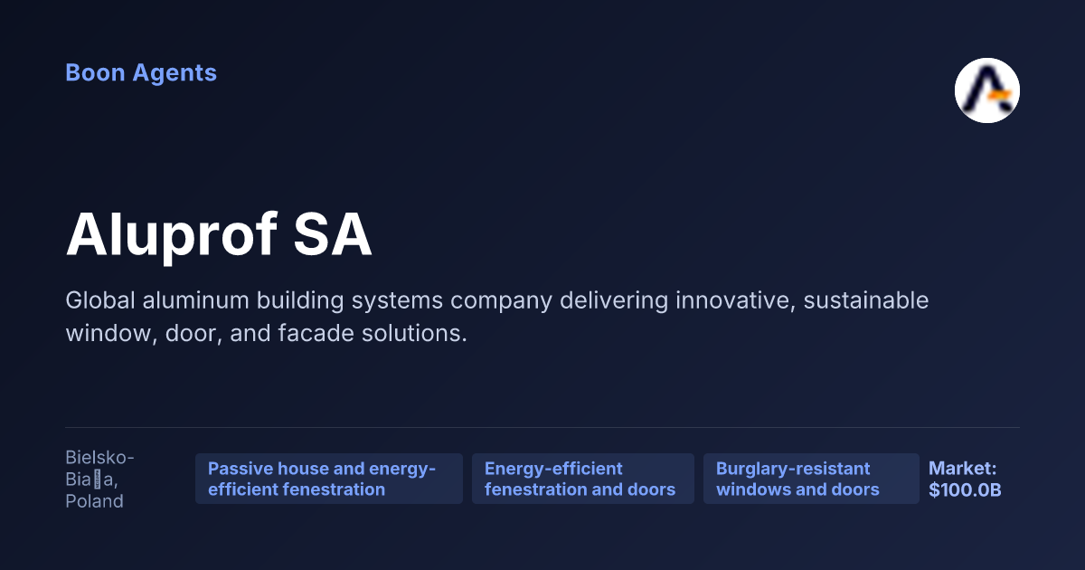 Aluprof SA — company overview