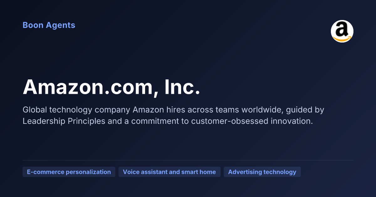 Amazon.com, Inc. — company overview