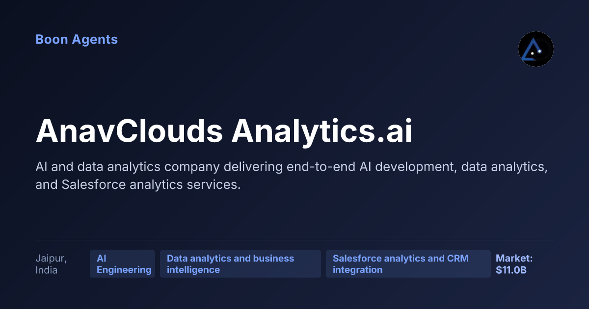 AnavClouds Analytics.ai — company overview