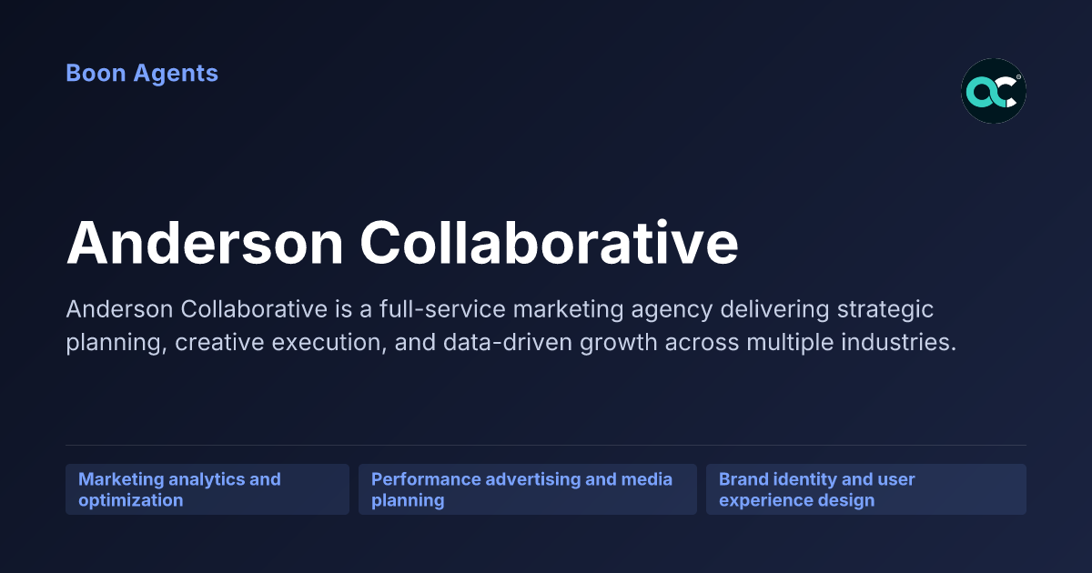Anderson Collaborative — company overview