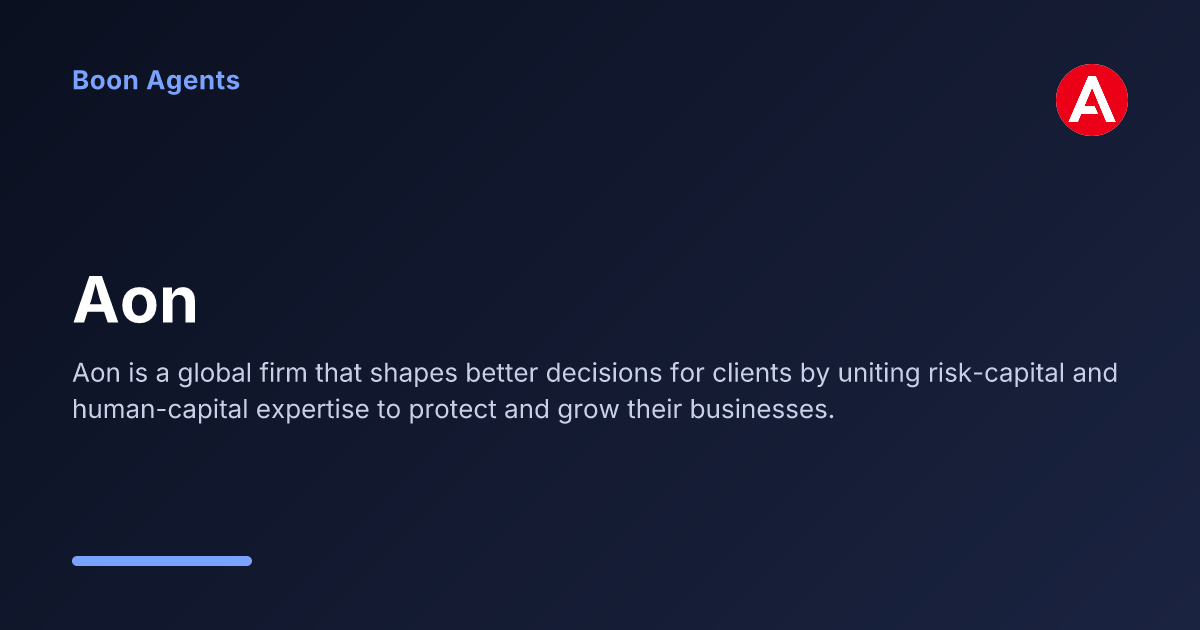 Aon — company overview