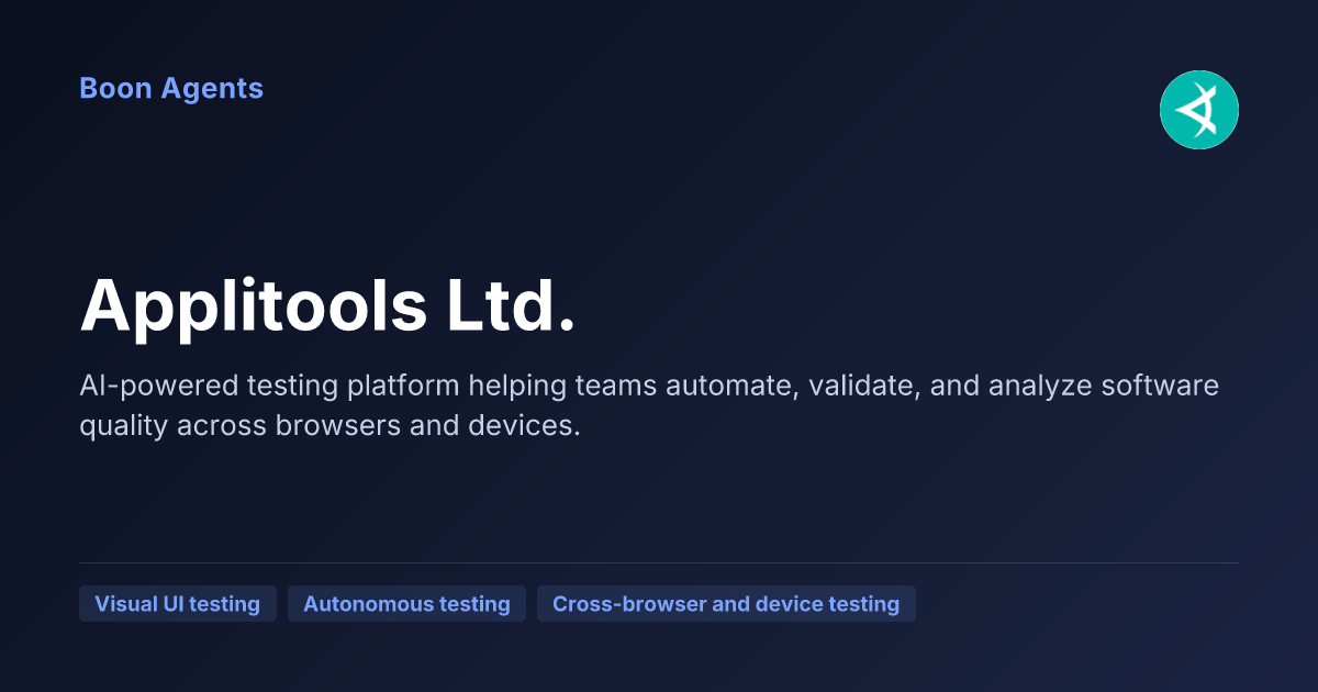 Applitools Ltd. — company overview