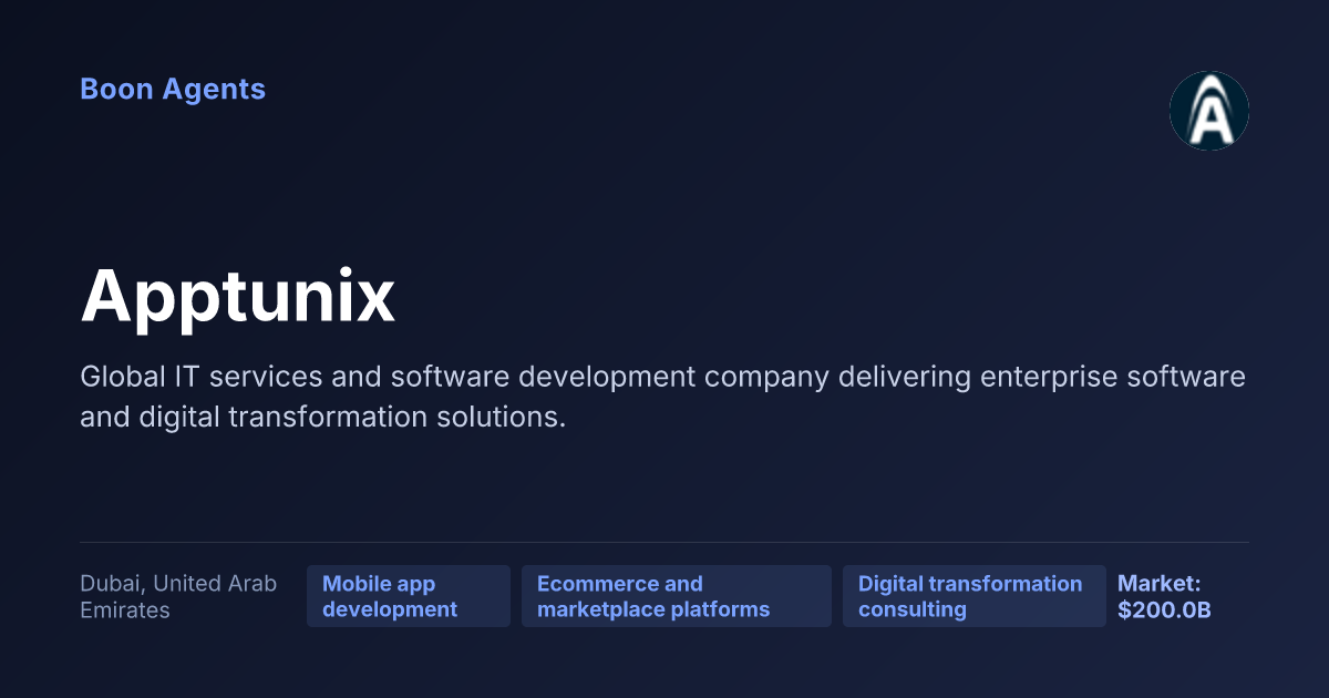 Apptunix — company overview