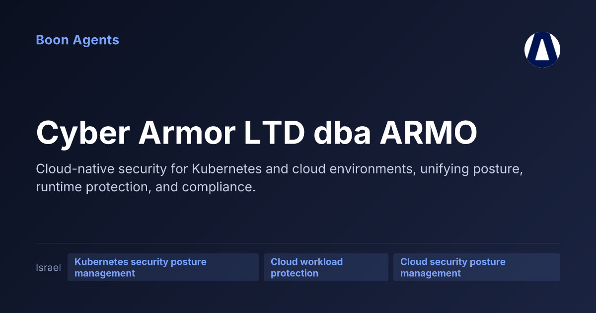 Cyber Armor LTD dba ARMO — company overview