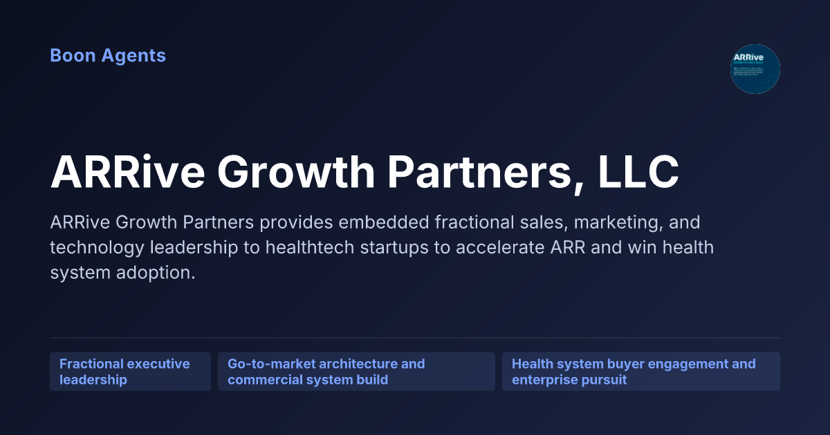 ARRive Growth Partners, LLC — company overview