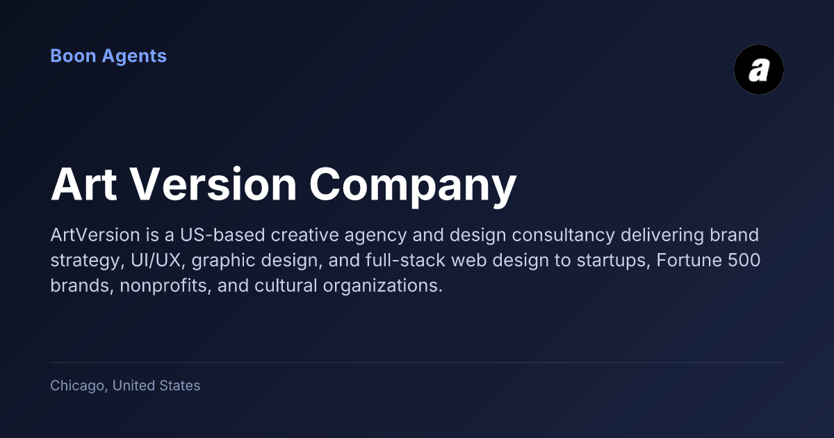 Art Version Company — company overview