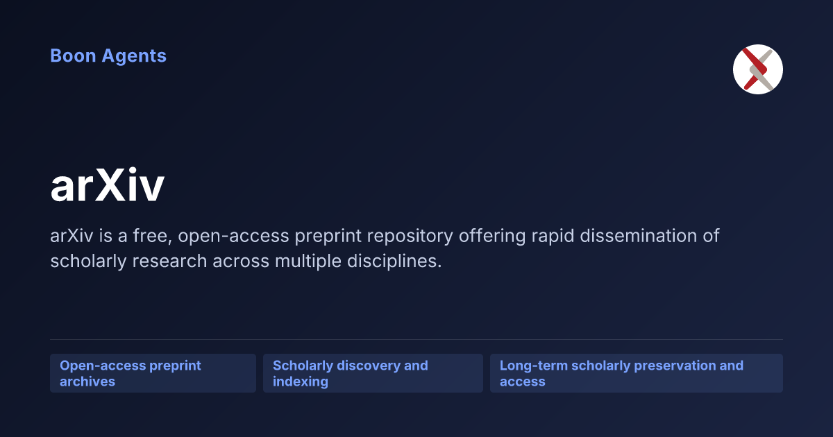 arXiv — company overview