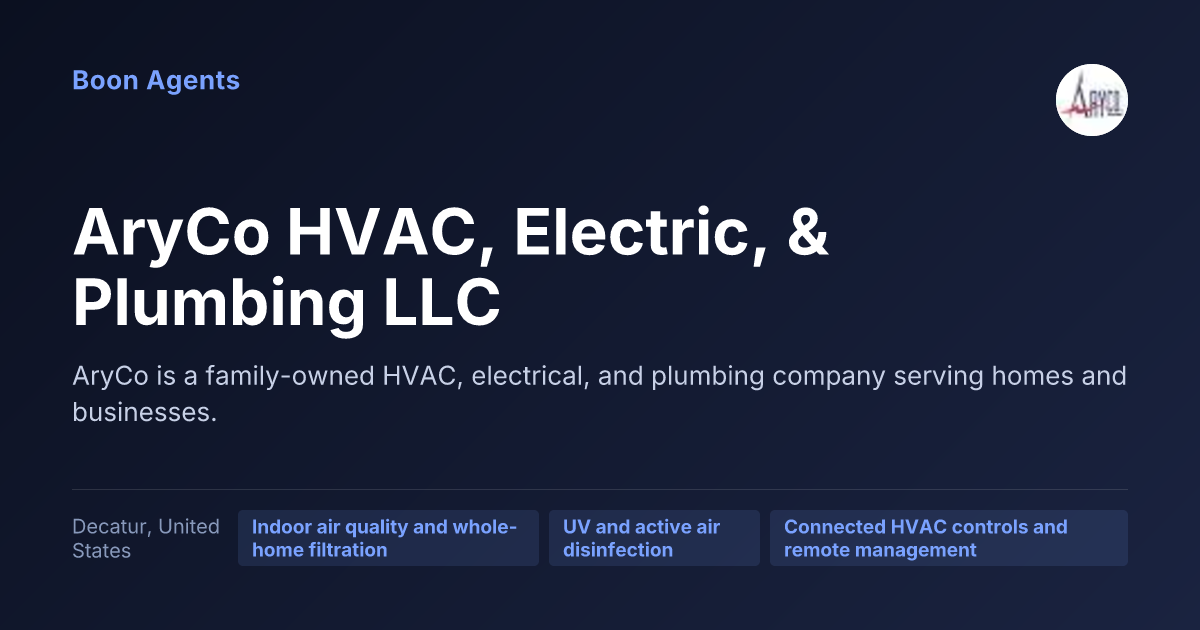 AryCo HVAC, Electric, & Plumbing LLC — company overview