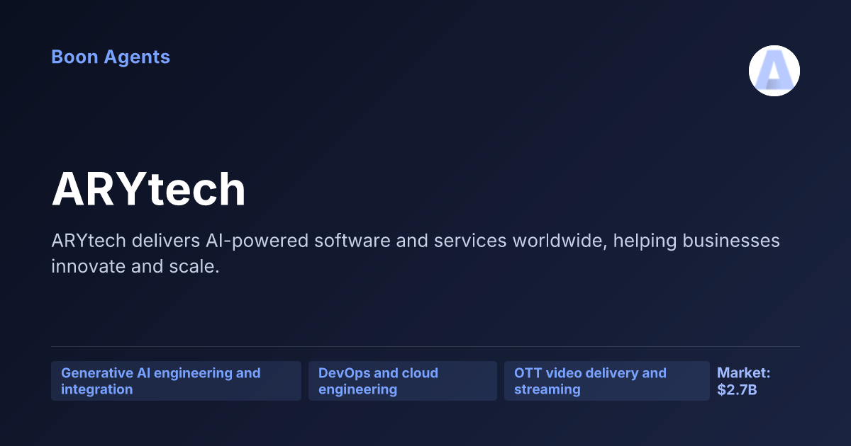 ARYtech — company overview