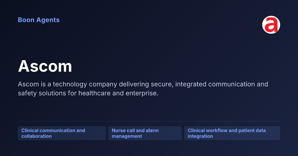 Ascom — company overview