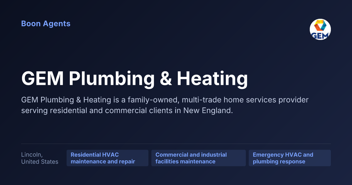 GEM Plumbing & Heating — company overview