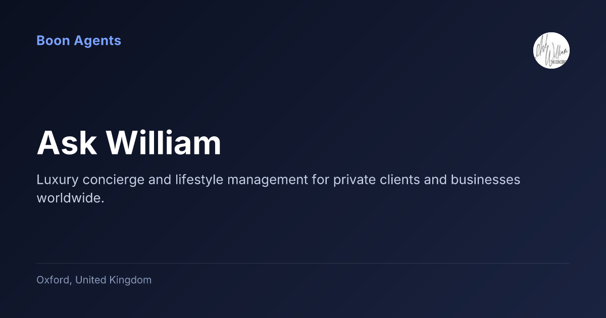 Ask William — company overview
