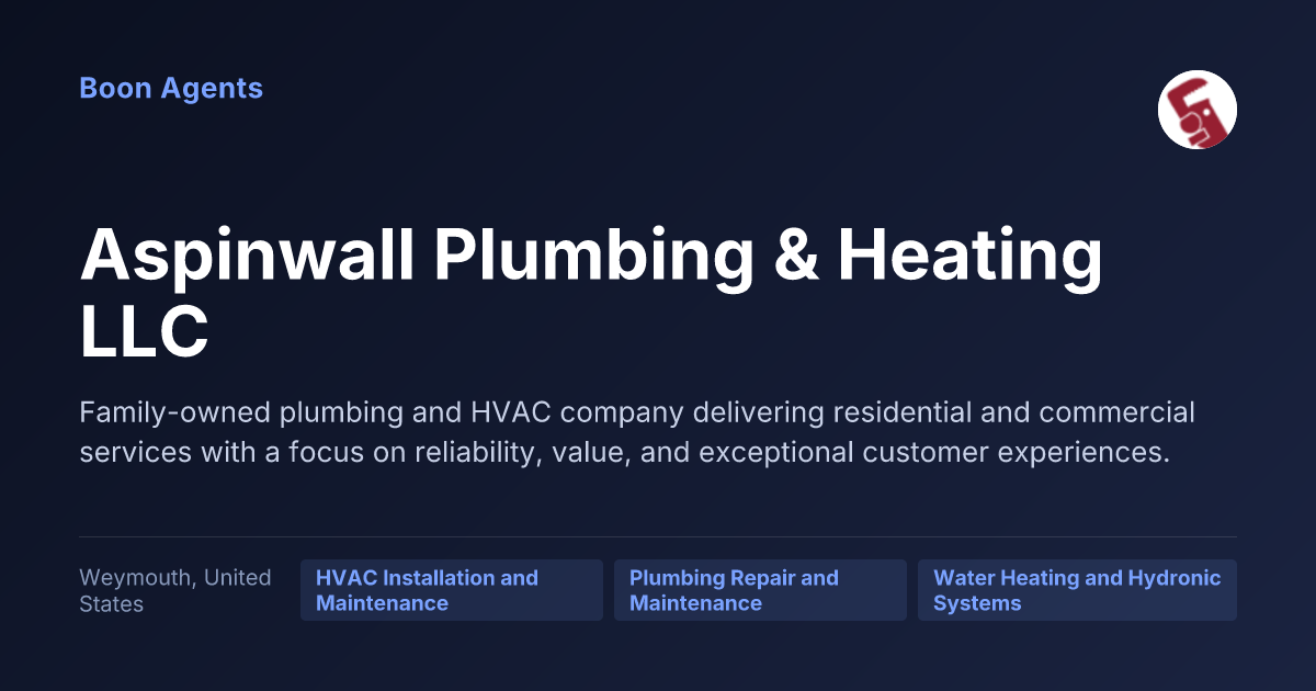 Aspinwall Plumbing & Heating LLC — company overview