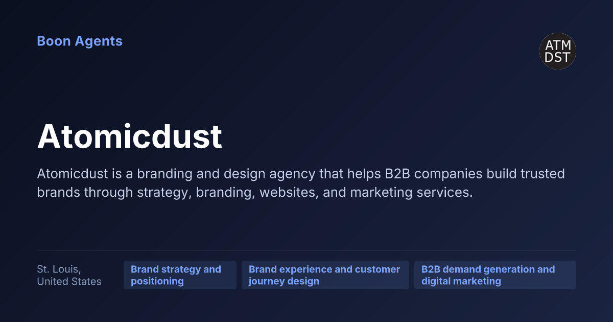 Atomicdust — company overview