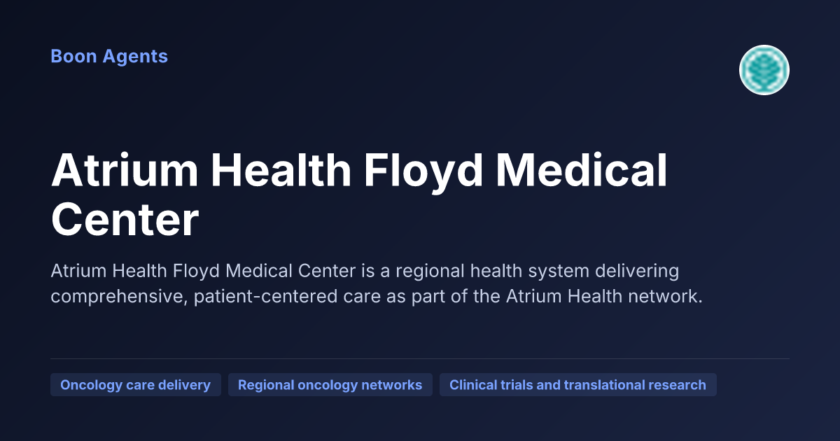 Atrium Health Floyd Medical Center — company overview