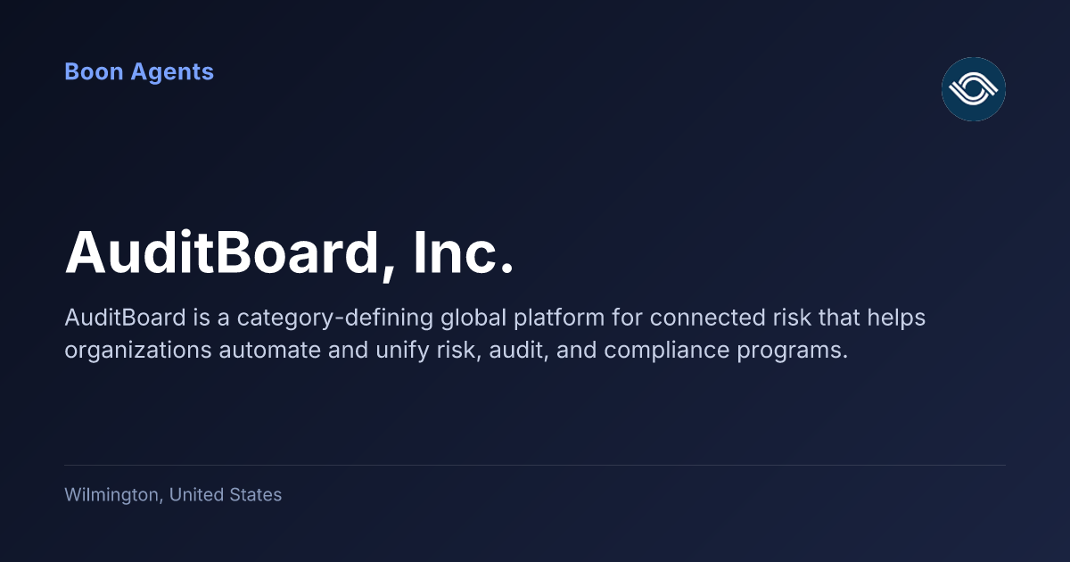 AuditBoard, Inc. — company overview