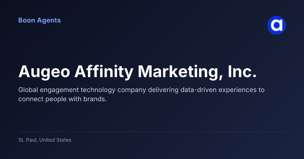 Augeo Affinity Marketing, Inc. — company overview