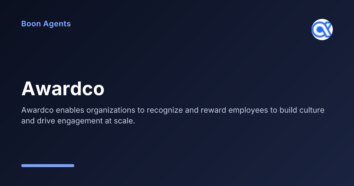 Awardco — company overview