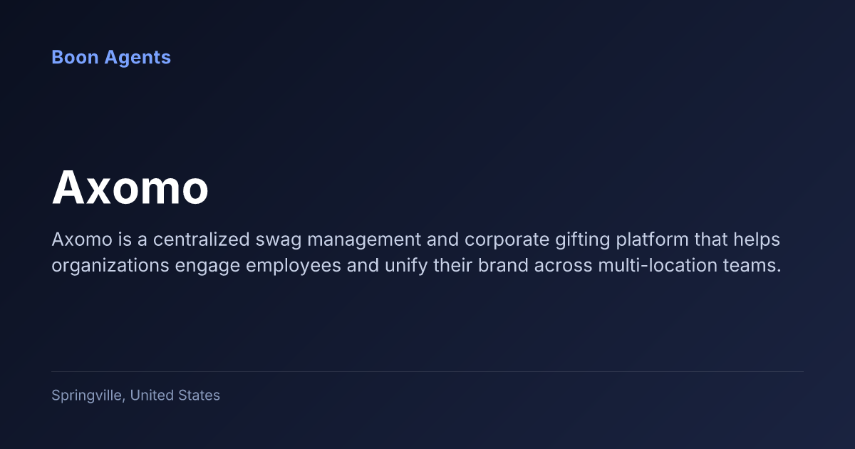 Axomo — company overview