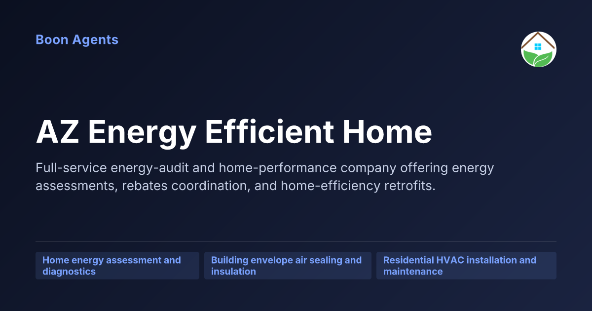 AZ Energy Efficient Home — company overview