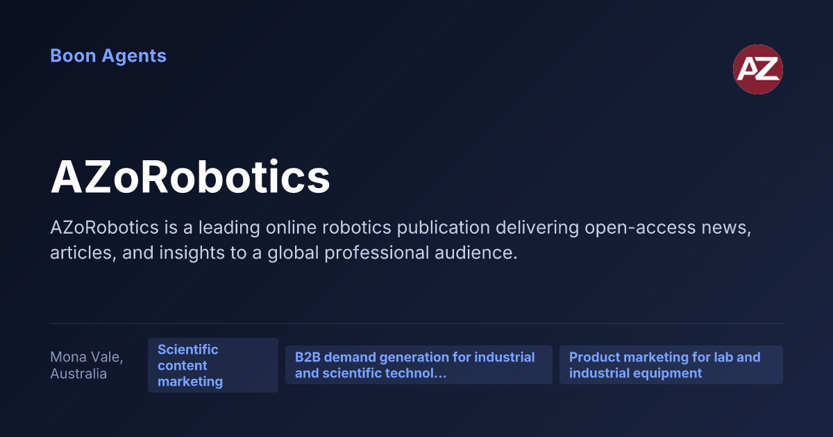 AZoRobotics — company overview