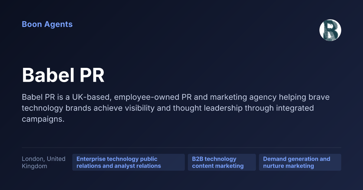 Babel PR — company overview