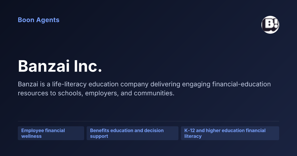 Banzai Inc. — company overview