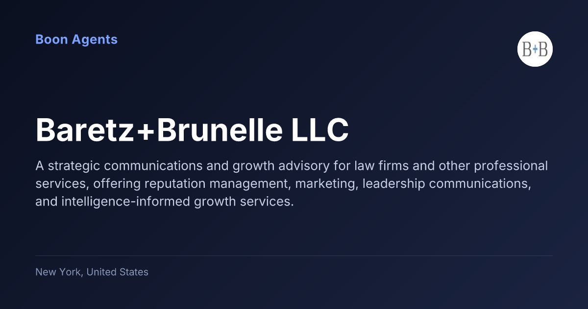 Baretz+Brunelle LLC — company overview