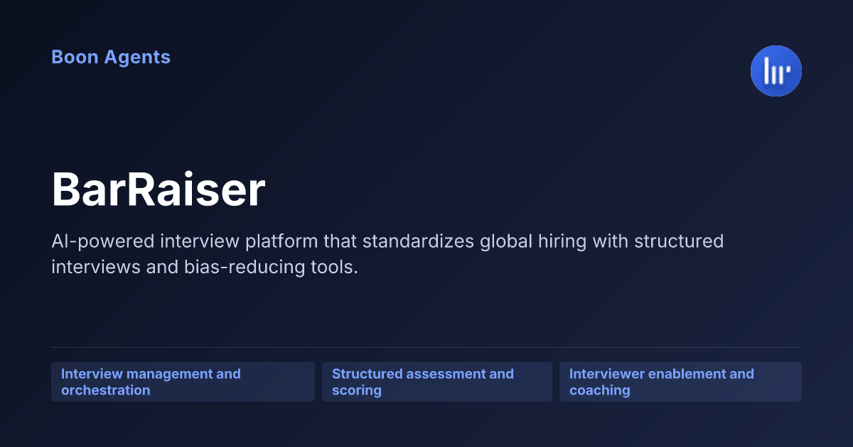 BarRaiser — company overview