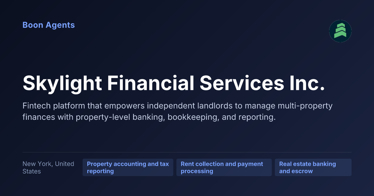 Skylight Financial Services Inc. — company overview