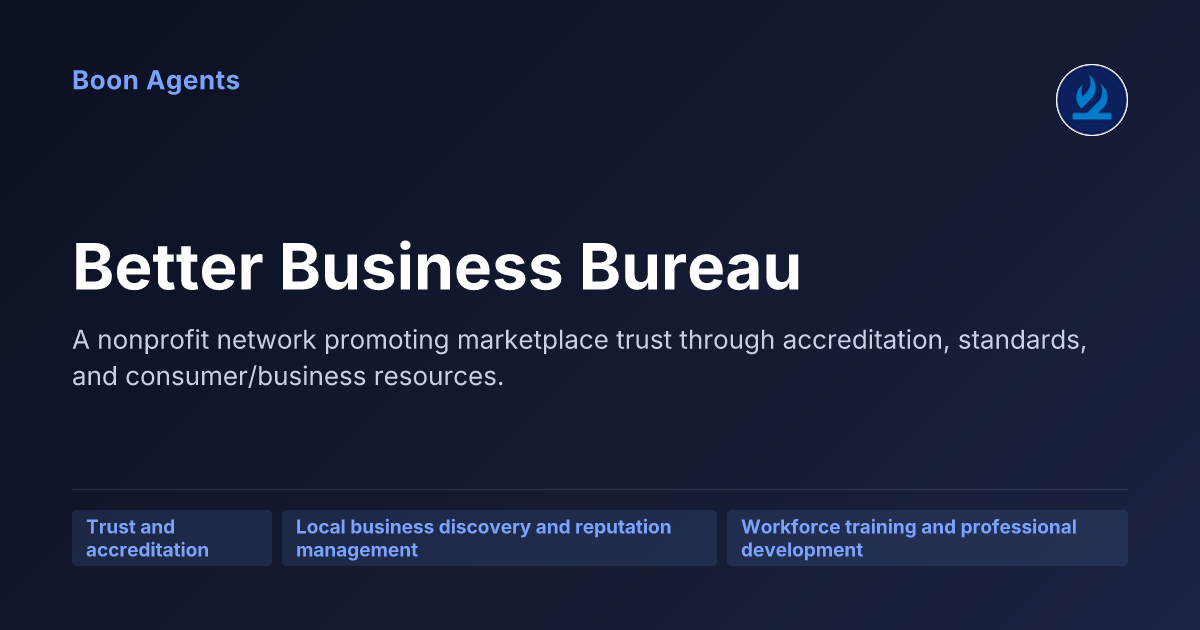 Better Business Bureau — company overview