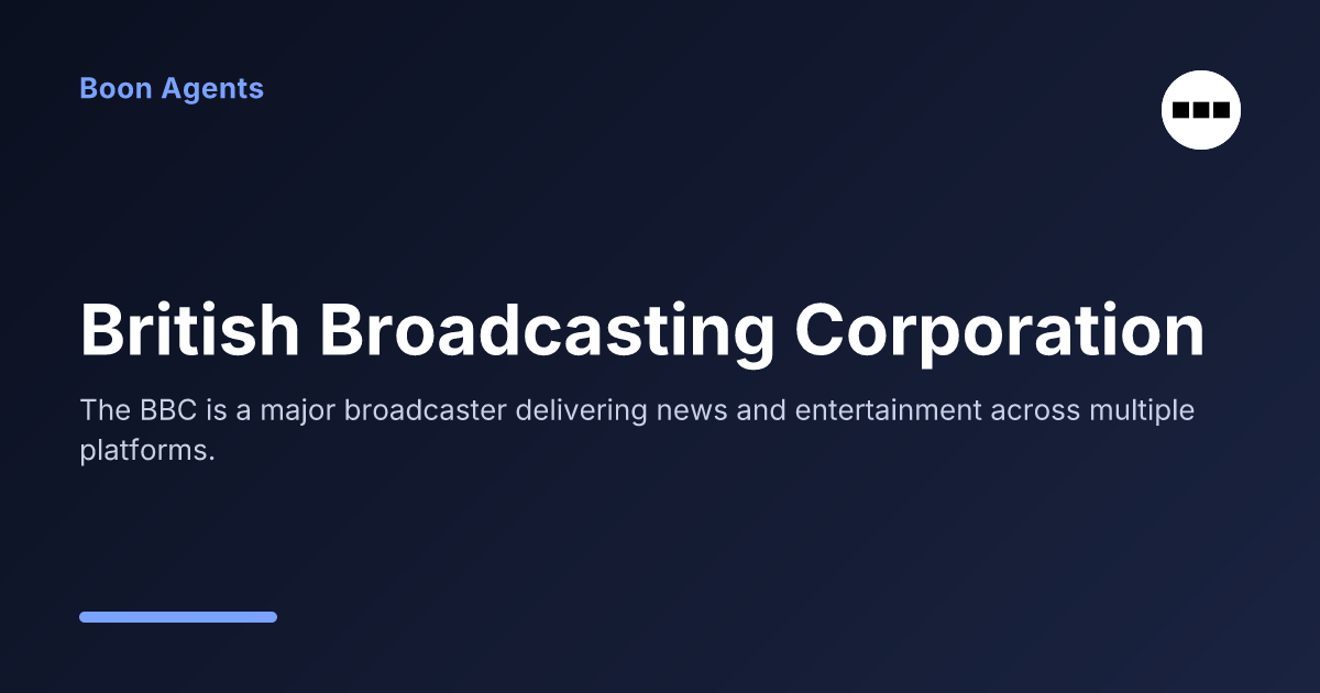 British Broadcasting Corporation — company overview