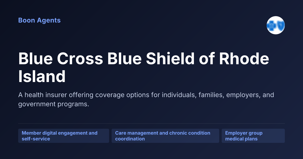 Blue Cross Blue Shield of Rhode Island — company overview