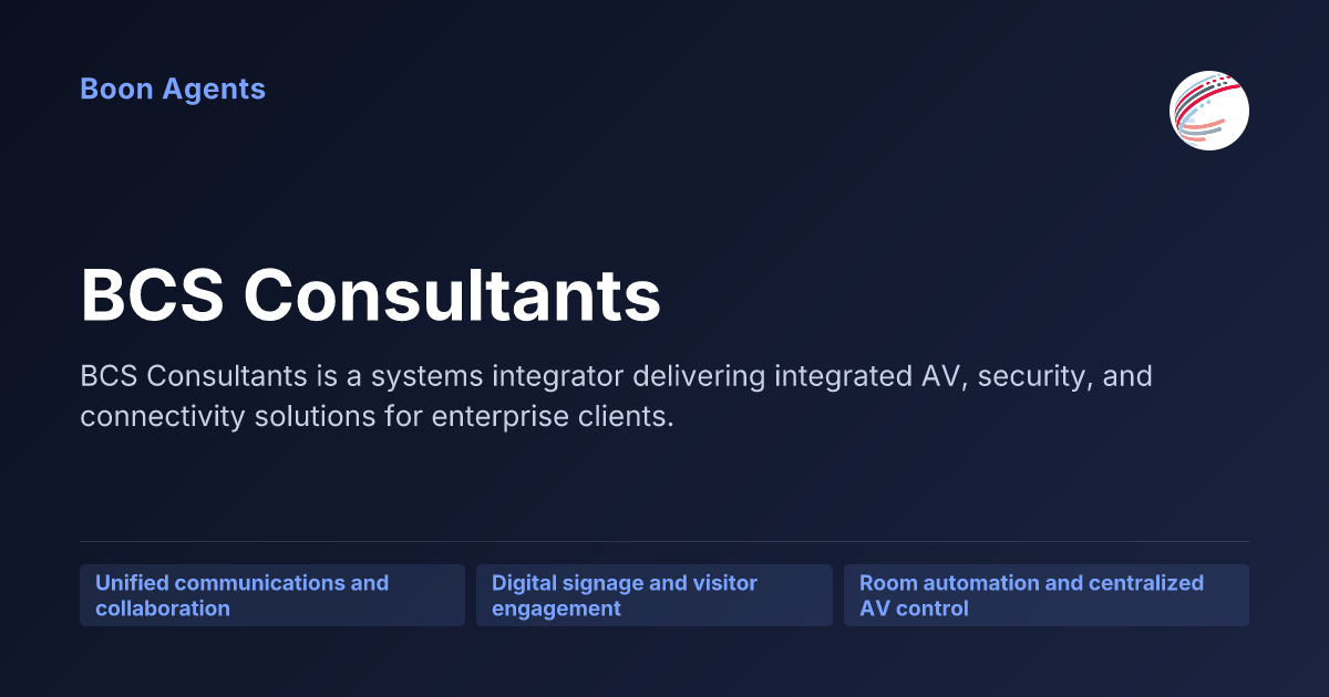 BCS Consultants — company overview