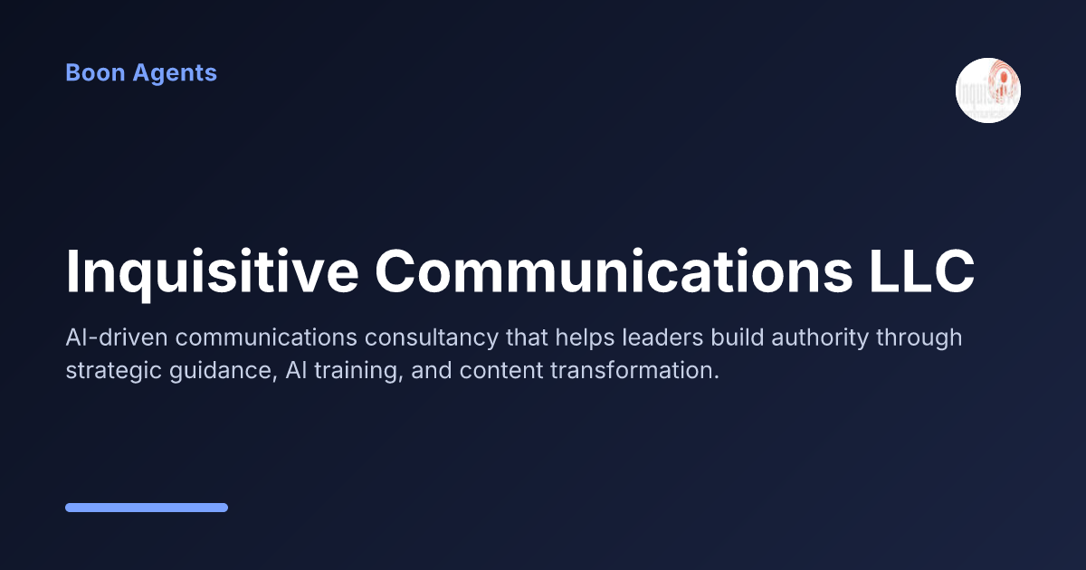 Inquisitive Communications LLC — company overview