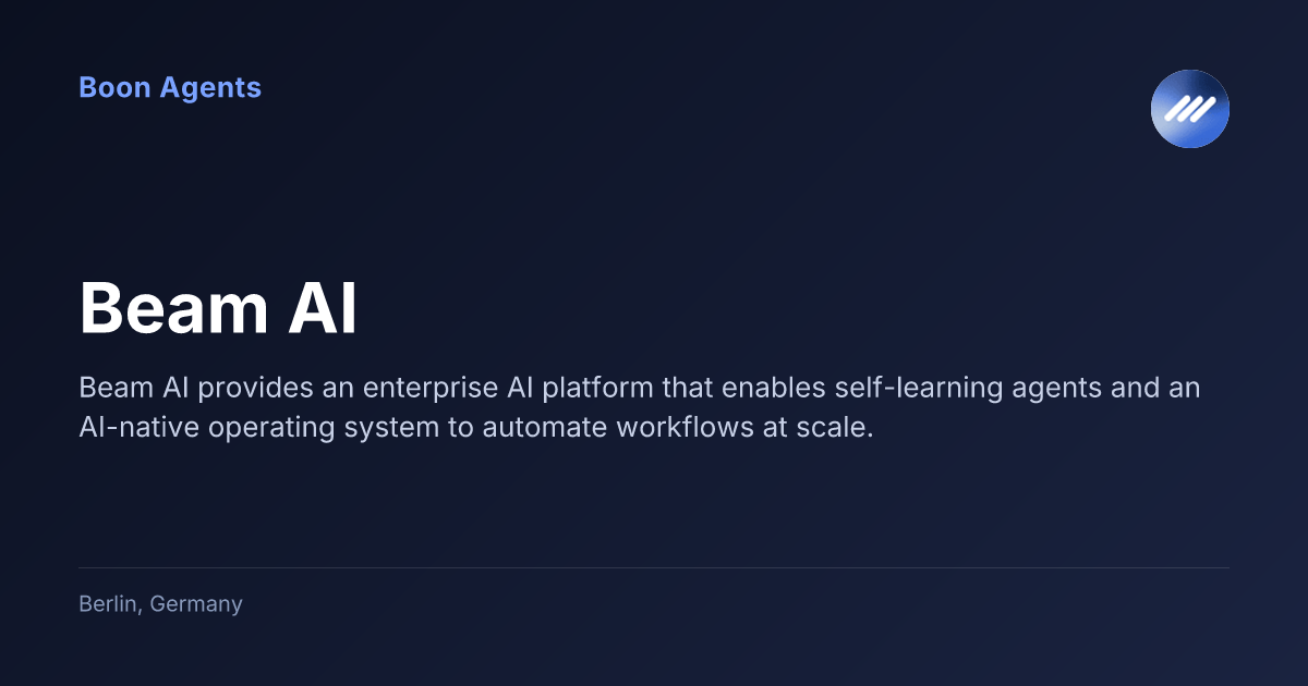 Beam AI — company overview