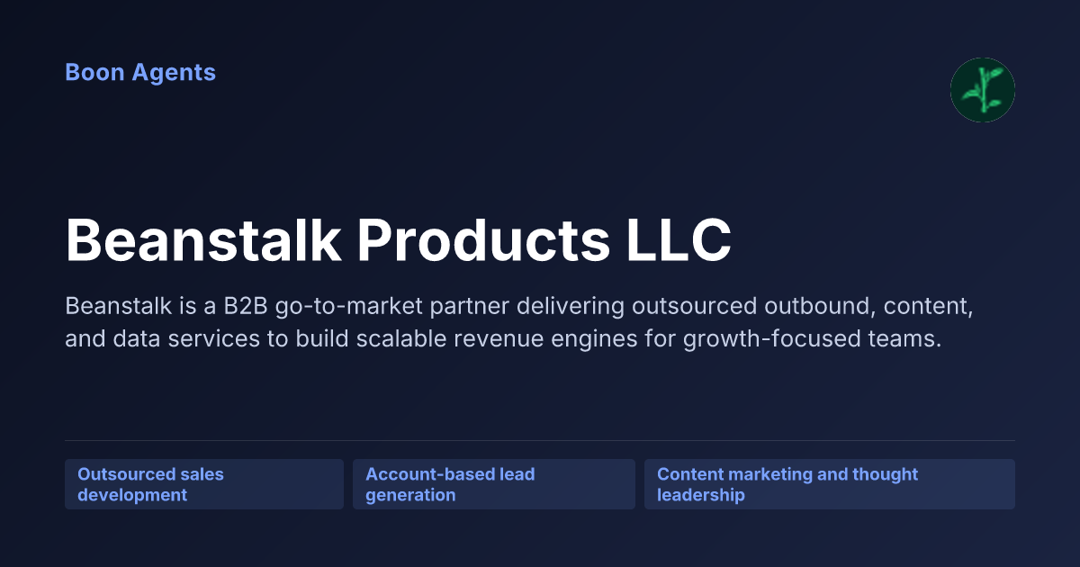 Beanstalk Products LLC — company overview