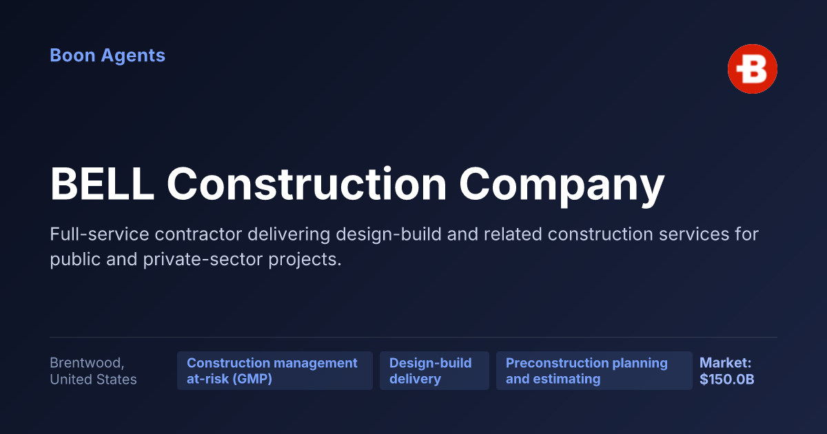 BELL Construction Company — company overview