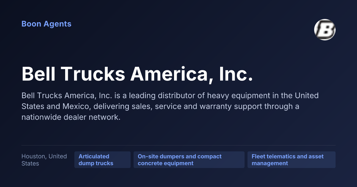 Bell Trucks America, Inc. — company overview