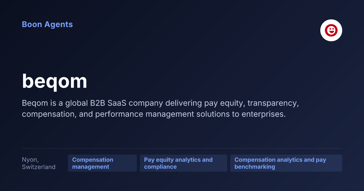 beqom — company overview