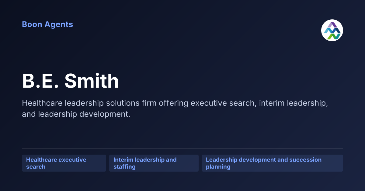 B.E. Smith — company overview