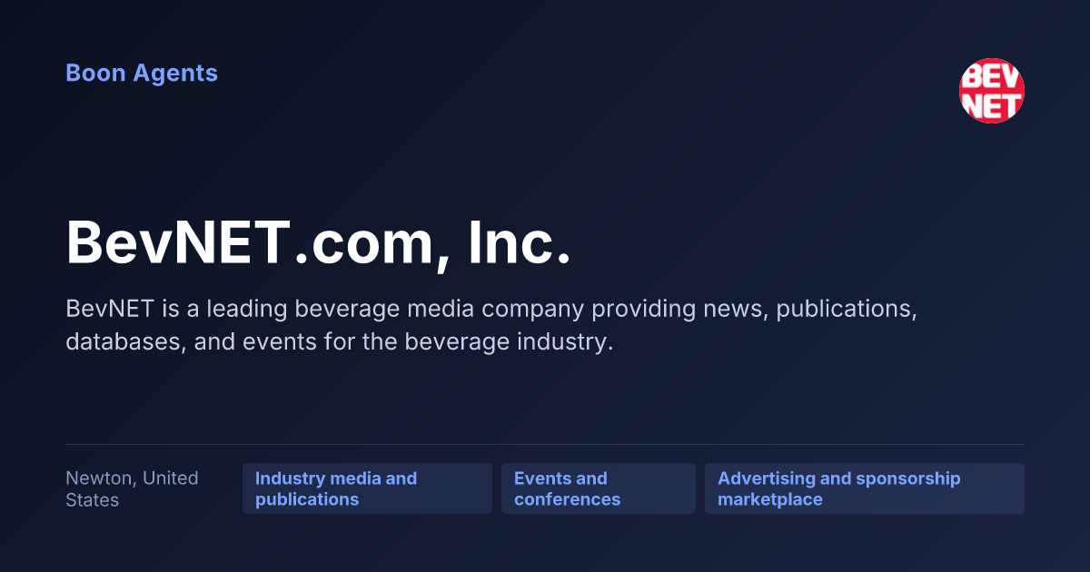 BevNET.com, Inc. — company overview