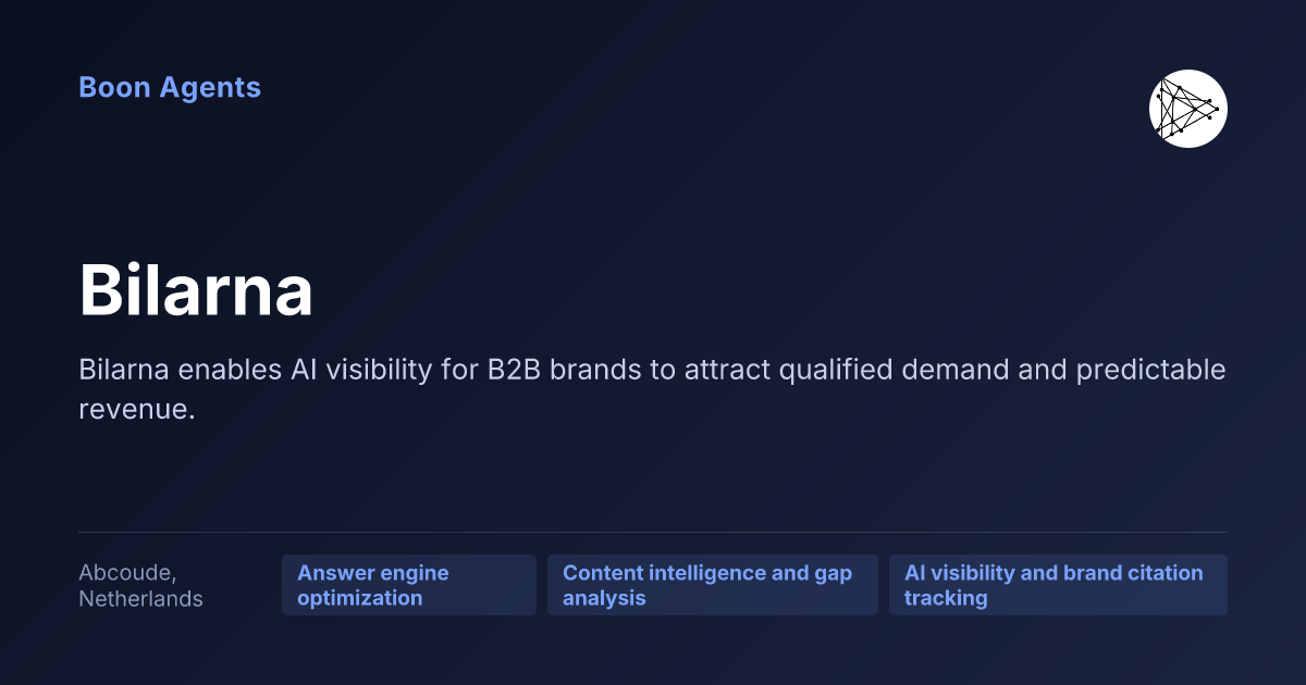 Bilarna — company overview