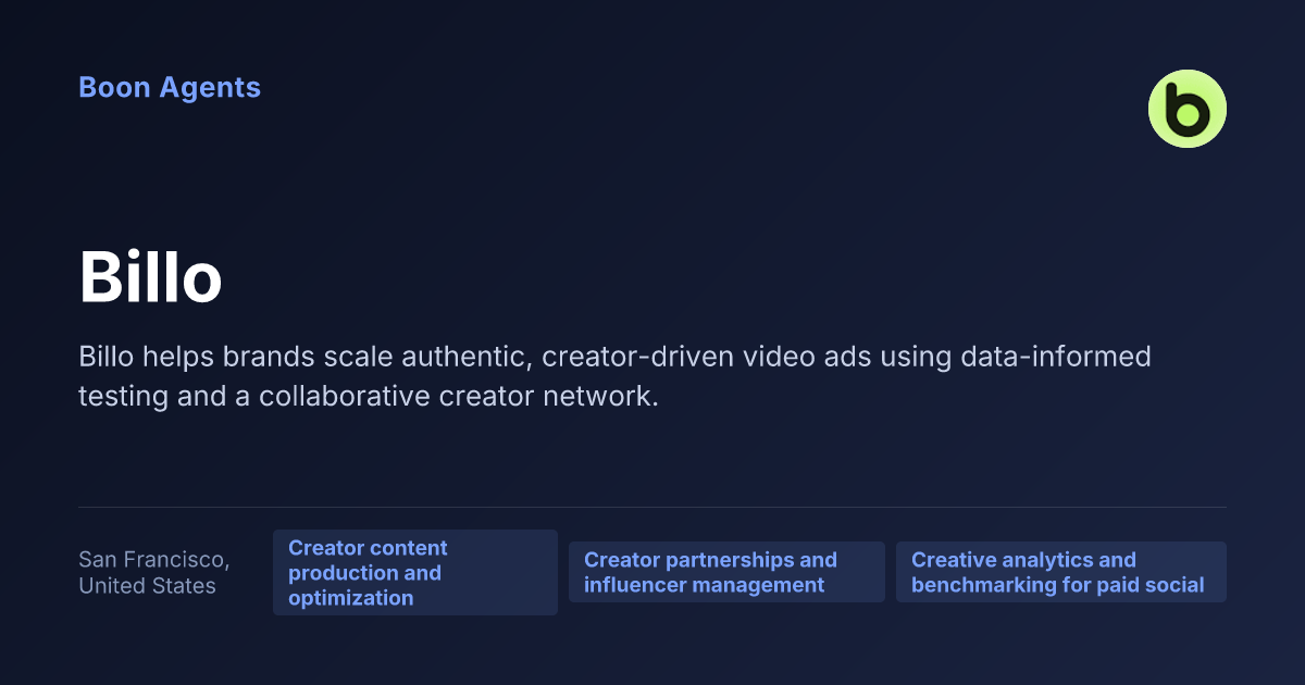 Billo — company overview