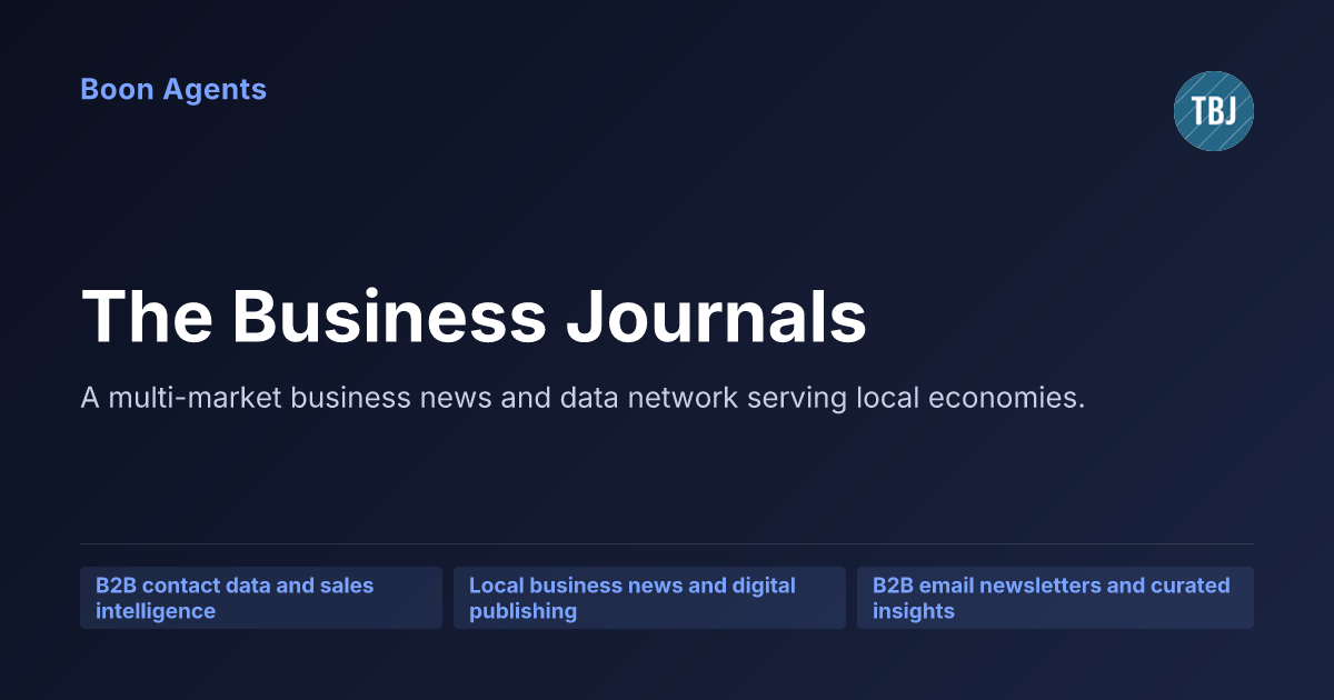 The Business Journals — company overview