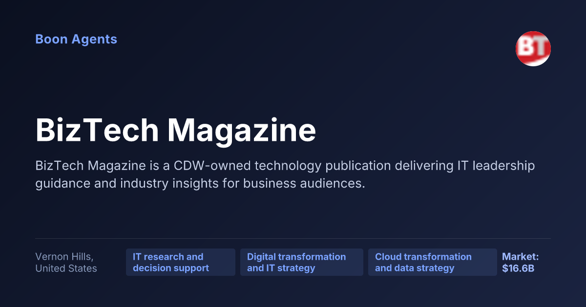 BizTech Magazine — company overview