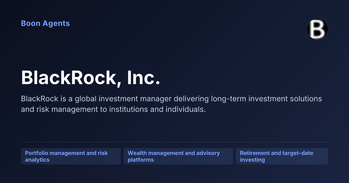 BlackRock, Inc. — company overview