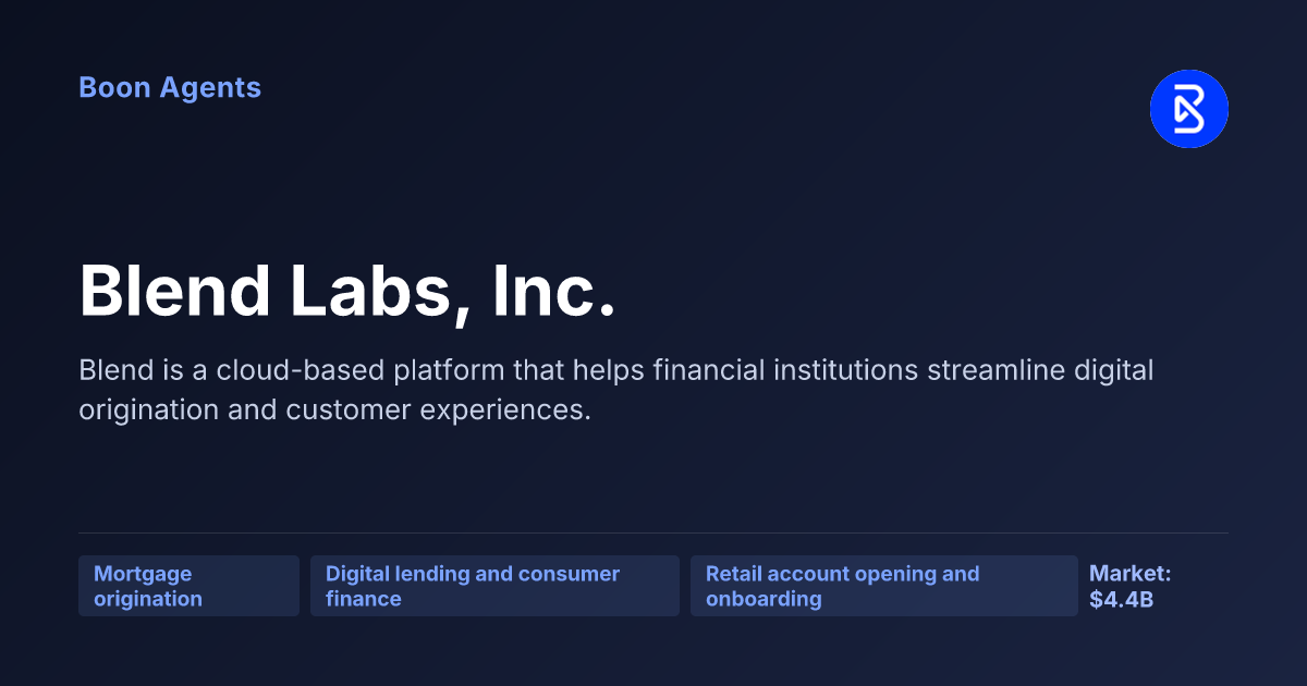 Blend Labs, Inc. — company overview